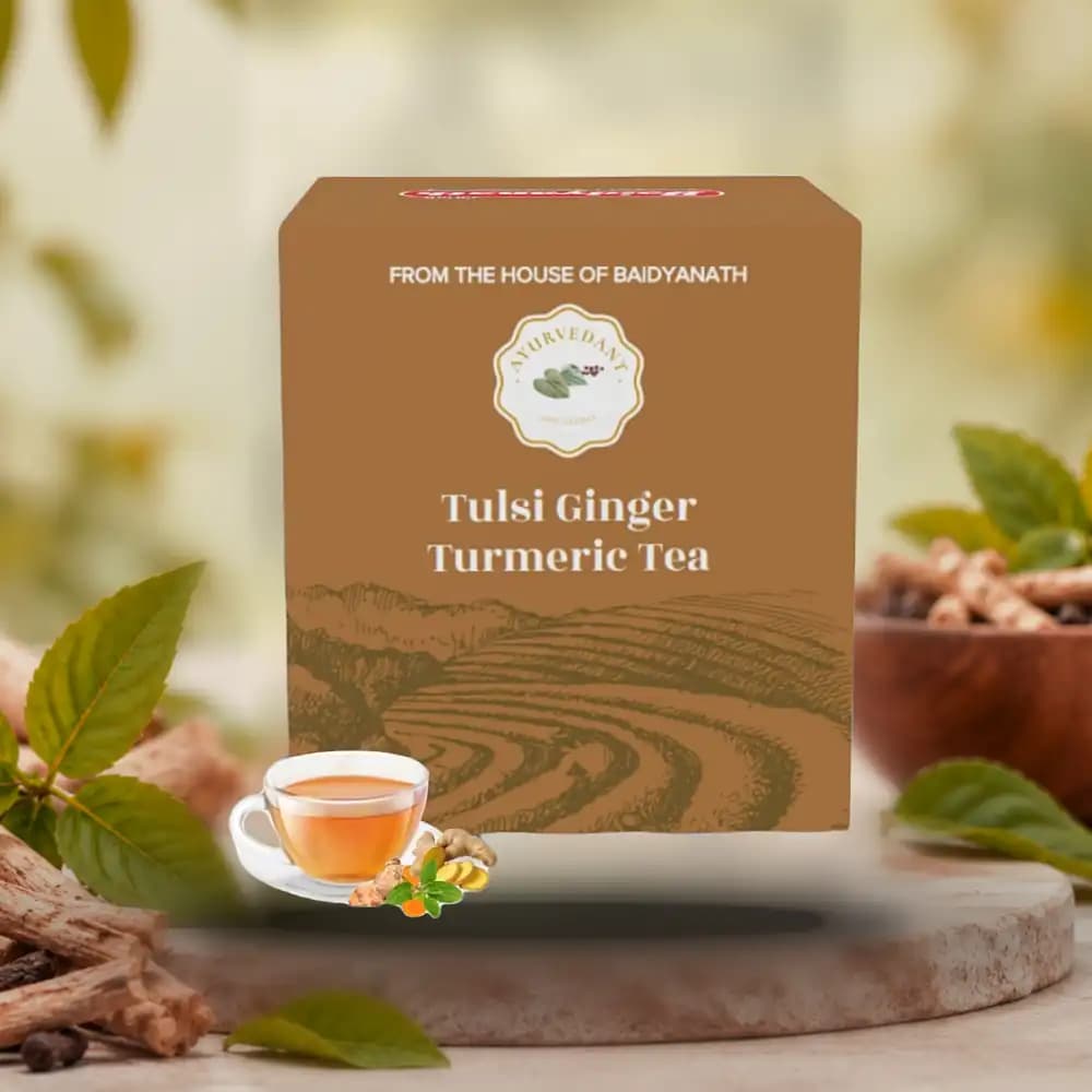 Ayurvedant Tulsi Ginger Turmeric Tea