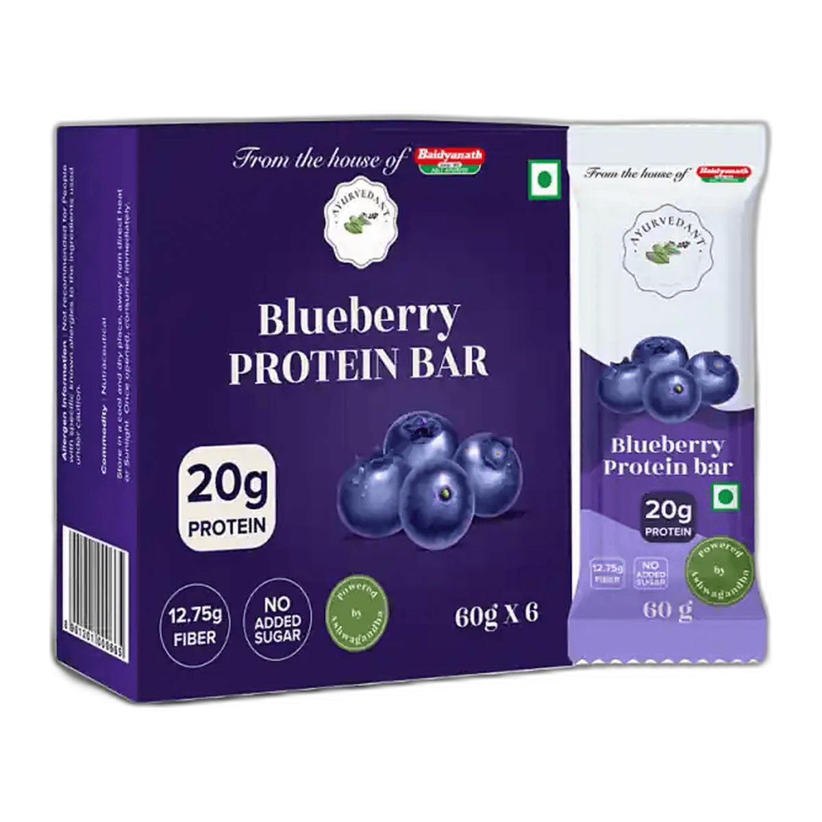 Ayurvedant Blueberry Protein Bar
