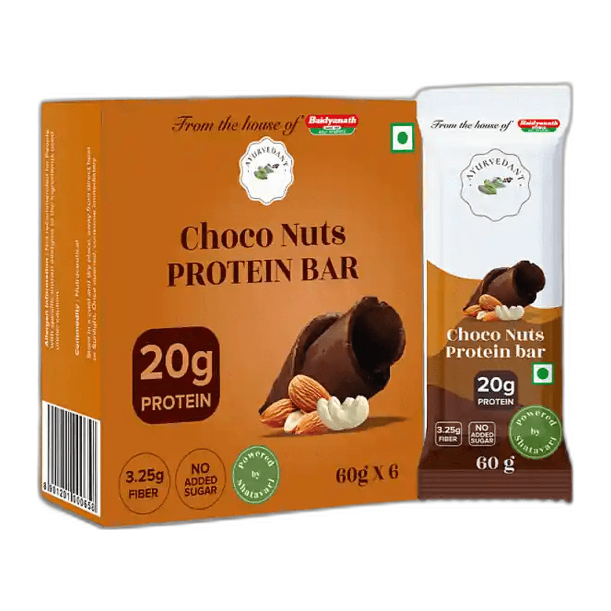 Ayurvedant Choco Nuts Protein Bar