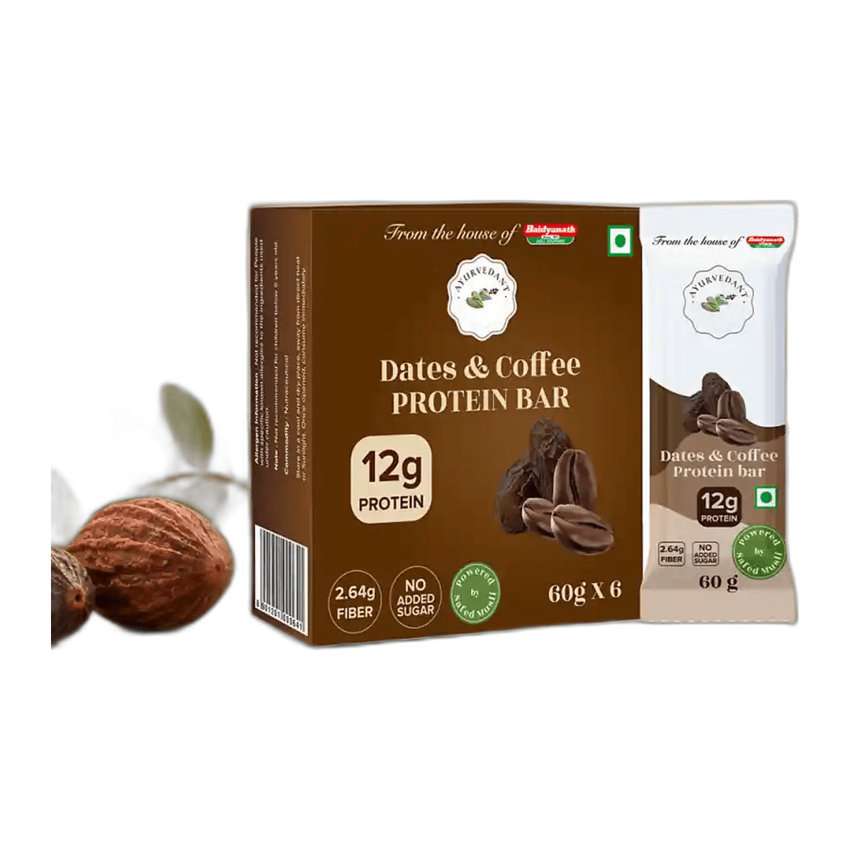 Ayurvedant Dates & Coffee Protein Bar