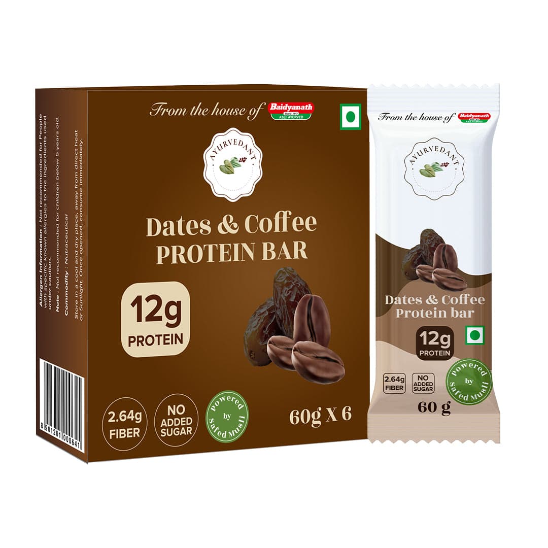Ayurvedant Dates & Coffee Protein Bar