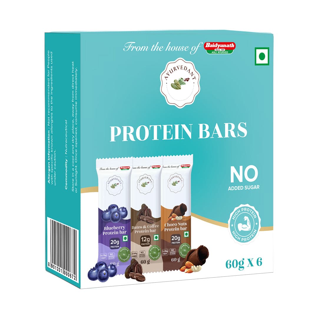 Ayurvedant Protein Bars Combo - All Three Flavours